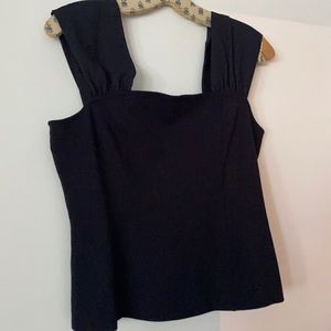 Anthropologie black tank
